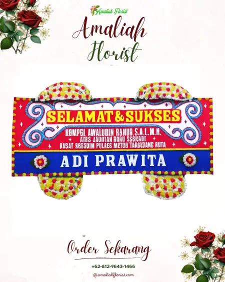 Papan Bunga Ucapan Selamat Sumokembangsri